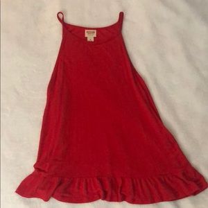 Red Halter Top